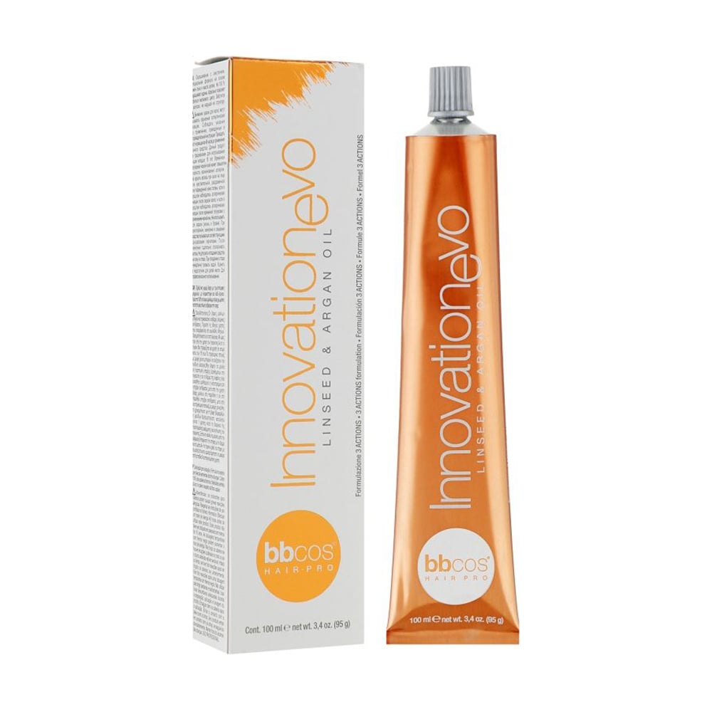 Перманентна фарба для волосся BBcos InnovationEvo Hair Color Cream, 7/7 Блондин бежевий, 100 мл